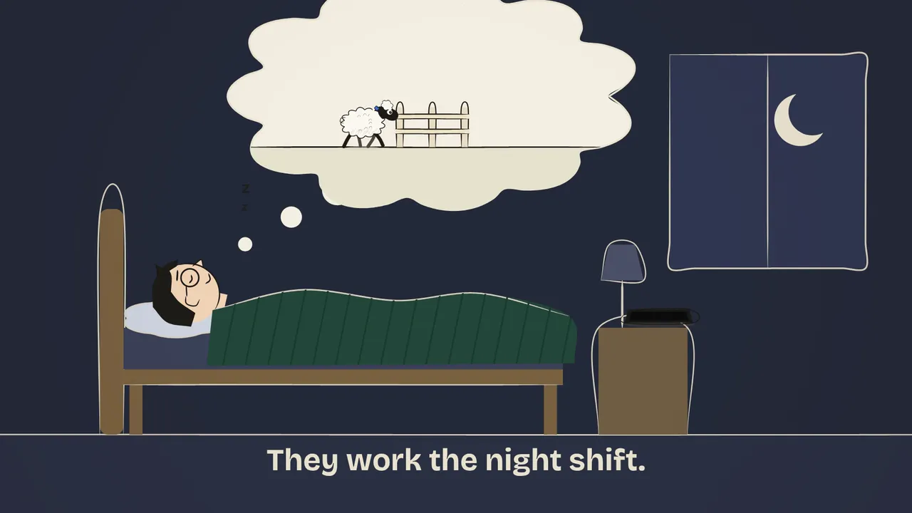 Good Morning: sheep jump a fence in a dream while you sleep, then over coffee your phone shows which agents finished and how much of your plan is left.